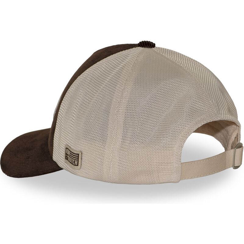 gorra-trucker-marron-y-beige-ajustable-lof-b49-de-von-dutch