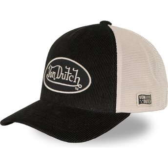 Gorra trucker negra y beige ajustable LOF B50 de Von Dutch