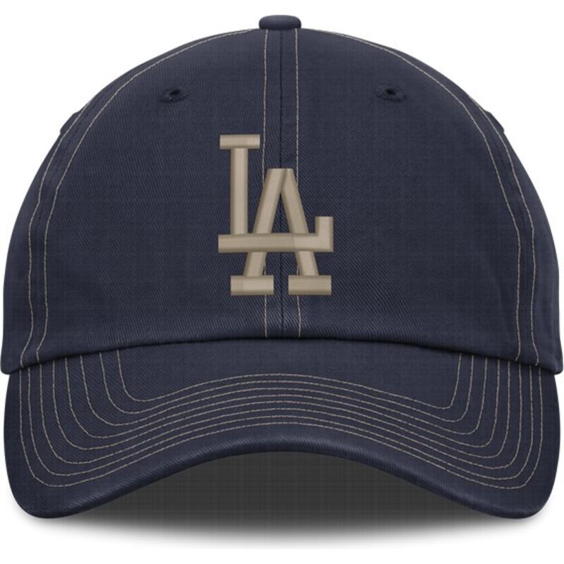 gorra-curva-azul-marino-ajustable-con-logo-beige-fathers-day-club-unstructured-organic-cotton-de-los-angeles-dodgers-mlb-de-nike gorra-curva-azul-marino-ajustable-con-logo-beige-fathers-day-club-unstructured-organic-cotton-de-los-angeles-dodgers-mlb-de-nike