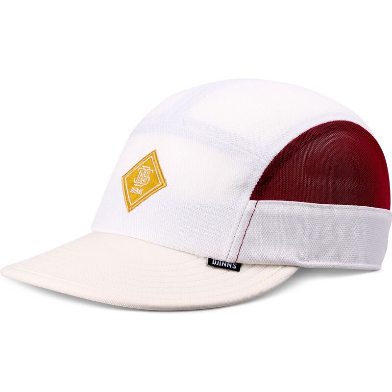 gorra-curva-blanca-y-roja-ajustable-soft-finefine-mesh-de-djinns gorra-curva-blanca-y-roja-ajustable-soft-finefine-mesh-de-djinns