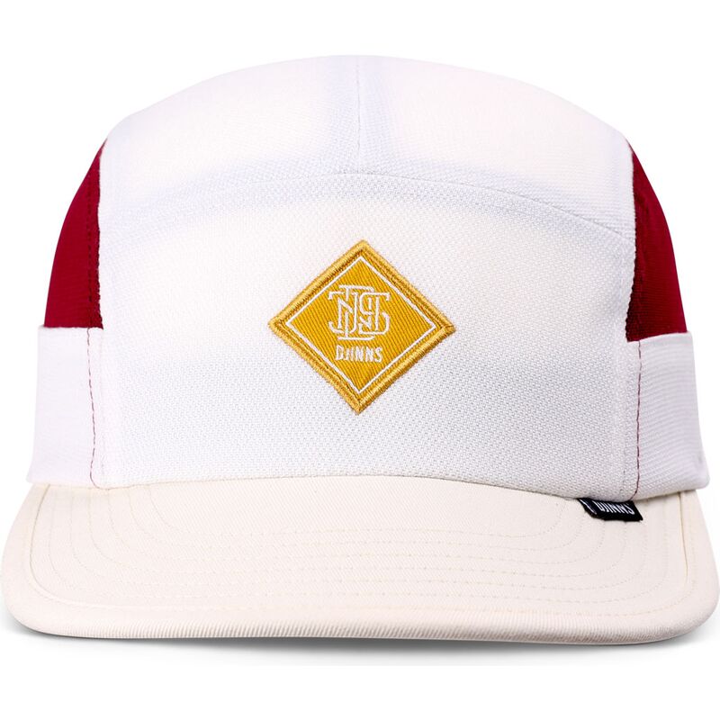 gorra-curva-blanca-y-roja-ajustable-soft-finefine-mesh-de-djinns gorra-curva-blanca-y-roja-ajustable-soft-finefine-mesh-de-djinns