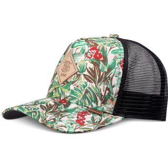 Gorra trucker verde y negra HFT Woven Jungle de Djinns