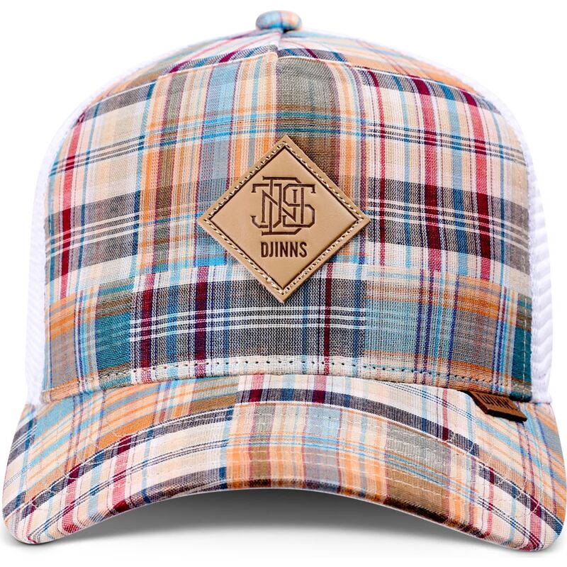 gorra-trucker-multicolor-hft-patch-check-turquoise-de-djinns