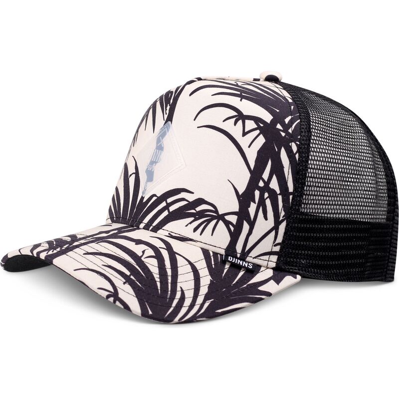 gorra-trucker-negra-y-beige-hft-allover-palm-de-djinns