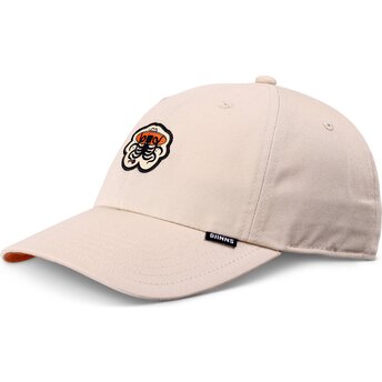 Djinns Curved Brim Rose Kraken Beige Adjustable Cap