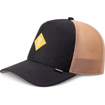 Gorra trucker negra y beige HFT FineFine Mesh de Djinns