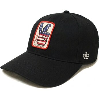 Gorra curva negra ajustable Hepcat de Fender de American Needle