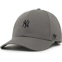 47-brand-curved-brim-black-logo-mvp-base-runner-legend-new-york-yankees-mlb-grey-adjustable-cap