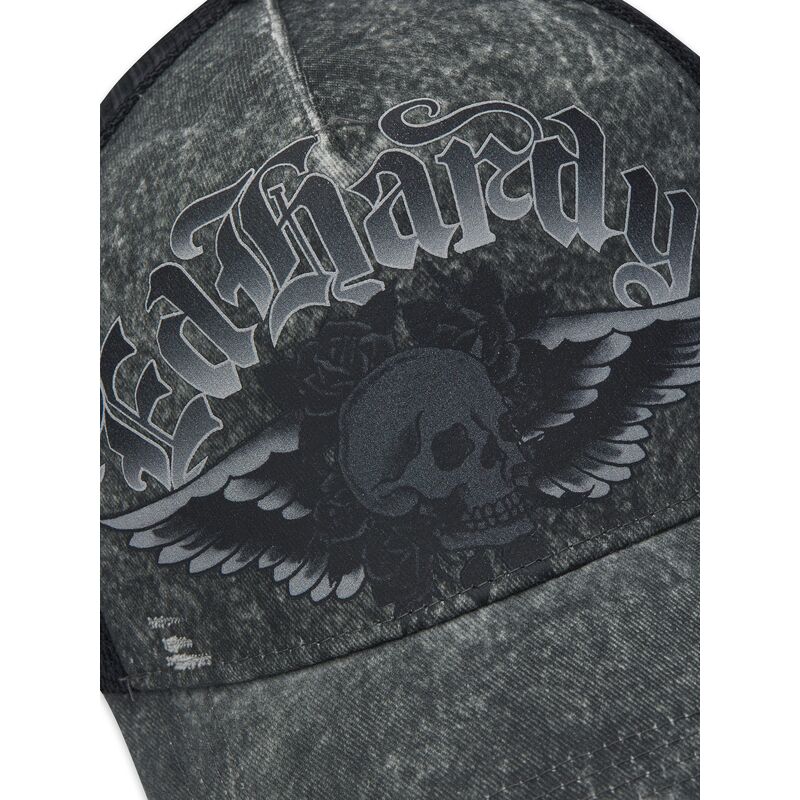 gorra-trucker-gris-flaming-gothic-skull-washed-de-ed-hardy gorra-trucker-gris-flaming-gothic-skull-washed-de-ed-hardy