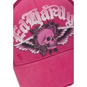 gorra-trucker-rosa-flaming-gothic-skull-washed-de-ed-hardy