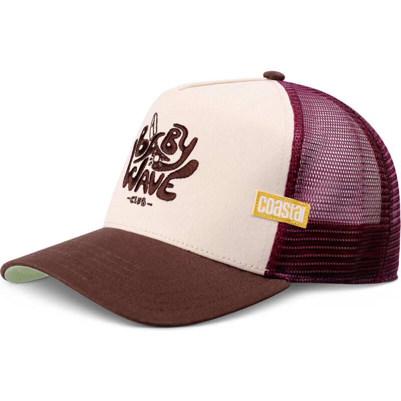 gorra-trucker-marron-hft-baby-wave-de-coastal gorra-trucker-marron-hft-baby-wave-de-coastal