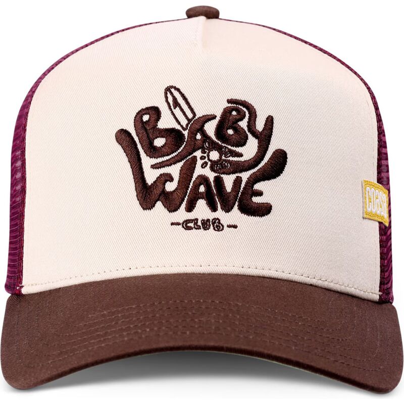 gorra-trucker-marron-hft-baby-wave-de-coastal gorra-trucker-marron-hft-baby-wave-de-coastal