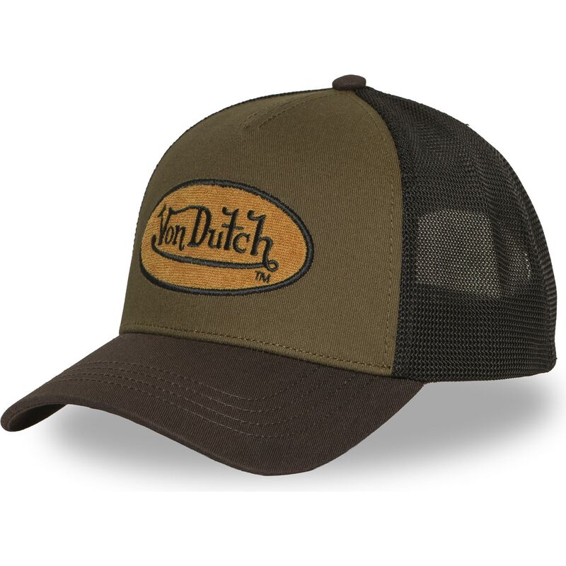 gorra-trucker-verde-y-marron-terry20-de-von-dutch gorra-trucker-verde-y-marron-terry20-de-von-dutch