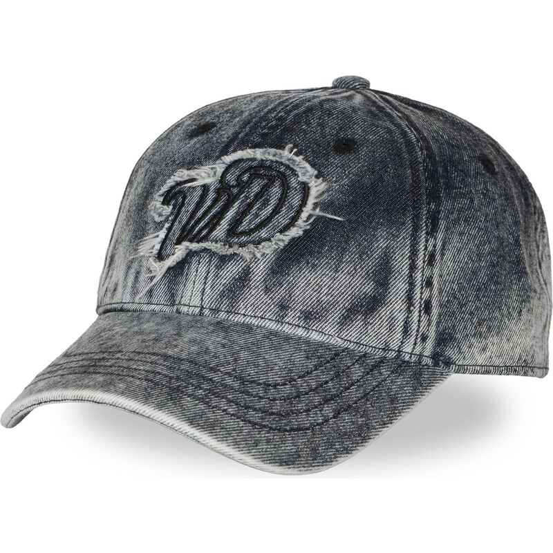 gorra-curva-azul-denim-ajustable-fringe-de-von-dutch gorra-curva-azul-denim-ajustable-fringe-de-von-dutch
