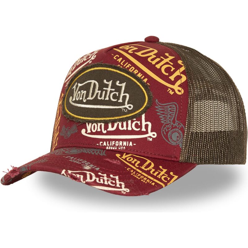 gorra-trucker-roja-cafe13-de-von-dutch gorra-trucker-roja-cafe13-de-von-dutch