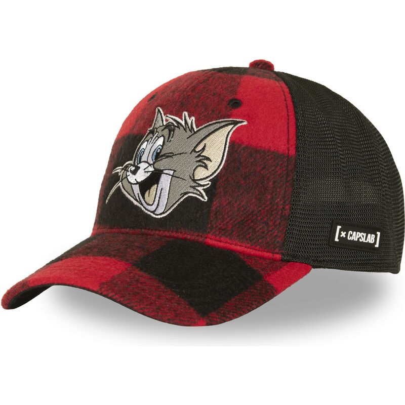 gorra-trucker-roja-y-negra-tom-taj9-tom-looney-tunes-de-capslab