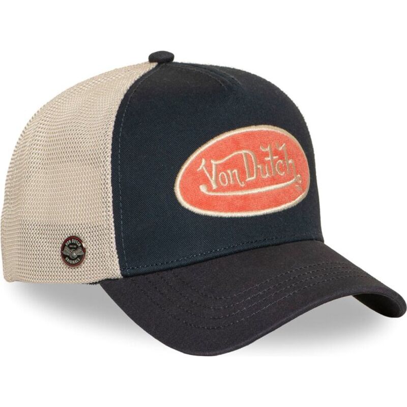 von-dutch-terry16-navy-blue-and-beige-trucker-hat von-dutch-terry16-navy-blue-and-beige-trucker-hat