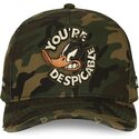 capslab-curved-brim-daffy-duck-loo14-des-looney-tunes-camouflage-snapback-cap