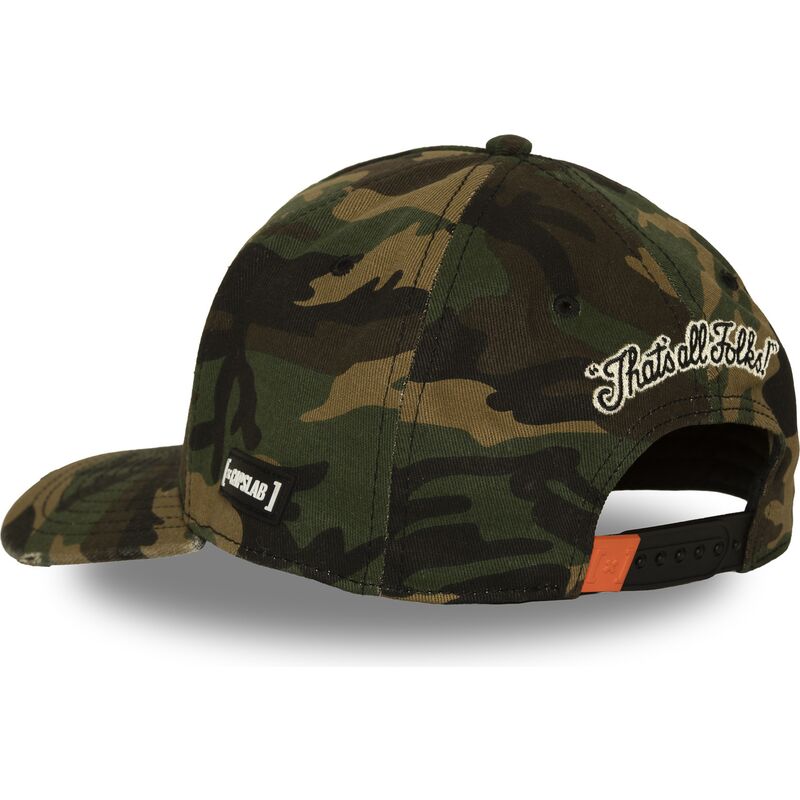 capslab-curved-brim-daffy-duck-loo14-des-looney-tunes-camouflage-snapback-cap