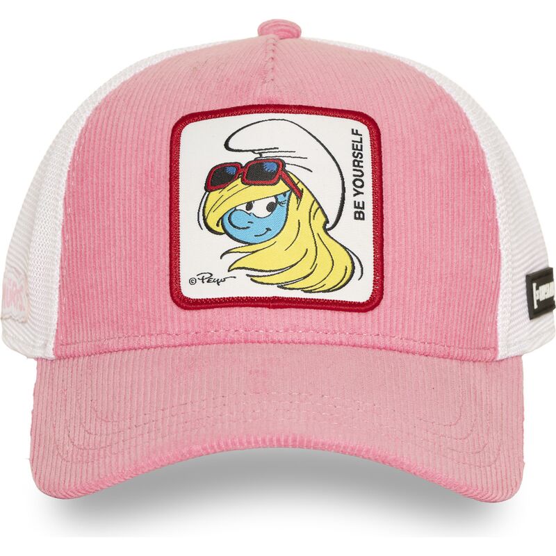 capslab-smurfette-smu3-sof-the-smurfs-pink-and-white-trucker-hat