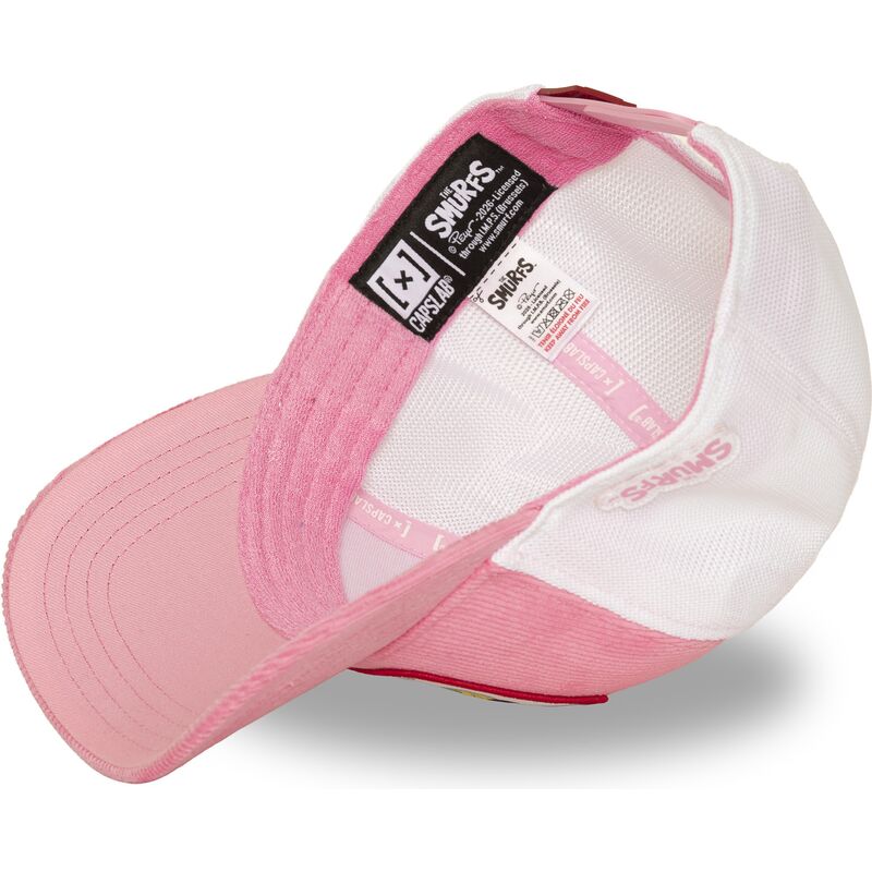 capslab-smurfette-smu3-sof-the-smurfs-pink-and-white-trucker-hat