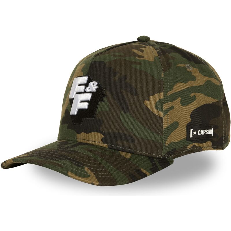 capslab-curved-brim-ff01-log-fast-furious-camouflage-snapback-cap capslab-curved-brim-ff01-log-fast-furious-camouflage-snapback-cap