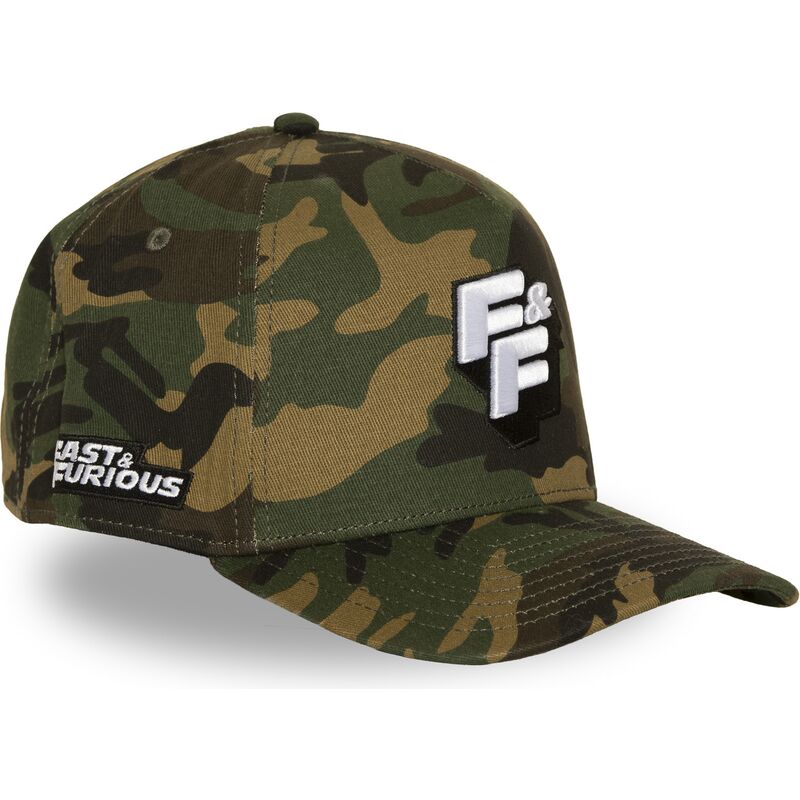 capslab-curved-brim-ff01-log-fast-furious-camouflage-snapback-cap capslab-curved-brim-ff01-log-fast-furious-camouflage-snapback-cap