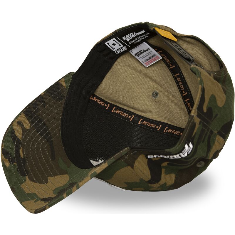 capslab-curved-brim-ff01-log-fast-furious-camouflage-snapback-cap capslab-curved-brim-ff01-log-fast-furious-camouflage-snapback-cap