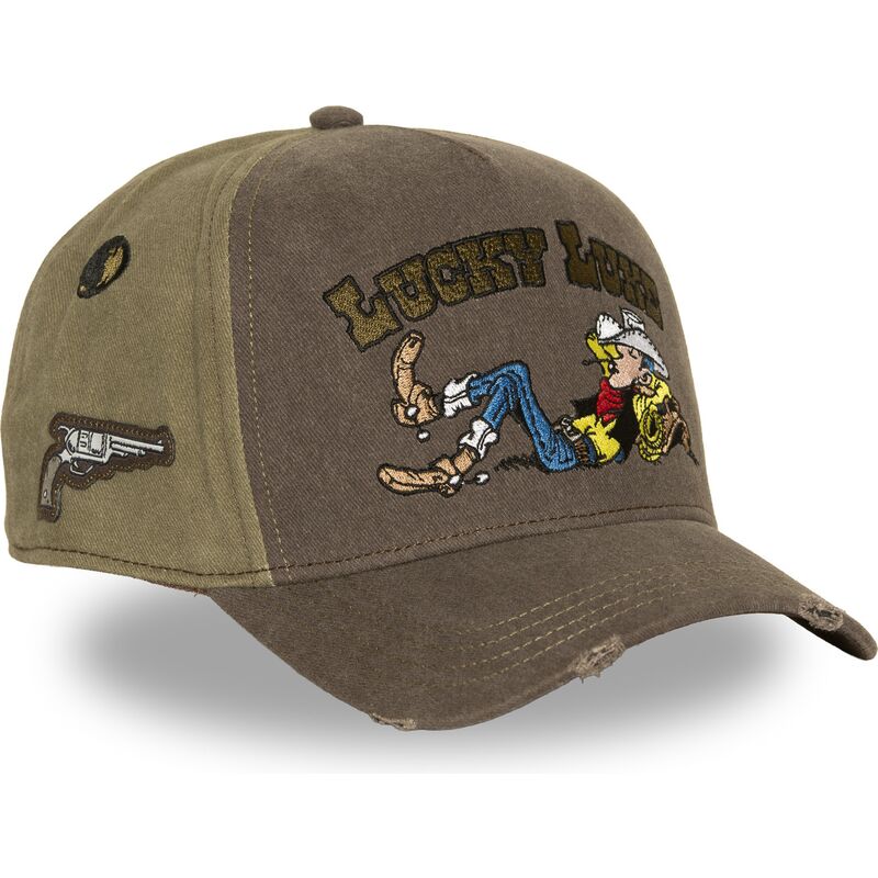 gorra-curva-marron-y-verde-snapback-lucky-luke-lck4-luc-de-capslab
