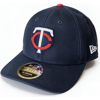 Gorra curva azul marino snapback 9FORTY M-Crown Field Of Dreams de Minnesota Twins MLB de New Era