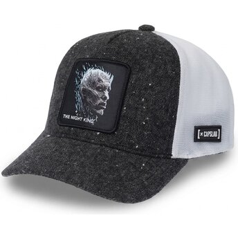 Gorra trucker negra y blanca Rey de la Noche GOT NIG Juego de Tronos de Capslab