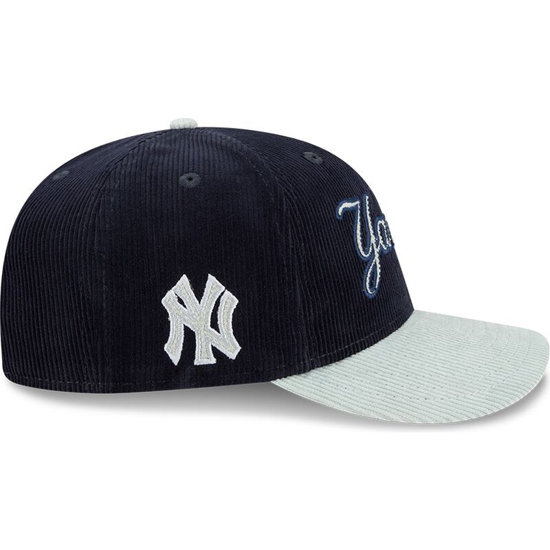 new-era-curved-brim-9fifity-two-tone-cord-new-york-yankees-mlb-navy-blue-snapback-cap new-era-curved-brim-9fifity-two-tone-cord-new-york-yankees-mlb-navy-blue-snapback-cap