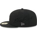 gorra-plana-negra-ajustada-con-logo-gris-59fifty-side-script-de-los-angeles-dodgers-mlb-de-new-era