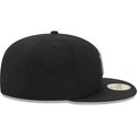 new-era-flat-brim-grey-logo-59fifty-side-script-new-york-yankees-mlb-black-fitted-cap