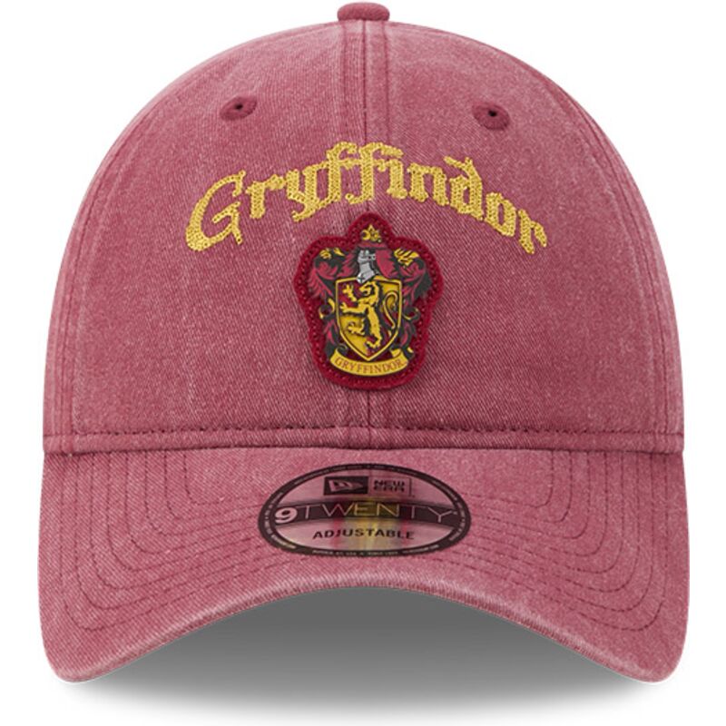new-era-curved-brim-9twenty-na-lifestyle-f1-harry-potter-gryffindor-red-adjustable-cap