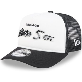 Gorra trucker negra y blanca 9FIFTY A Frame NA Lifestyle F1 de Chicago White Sox MLB de New Era