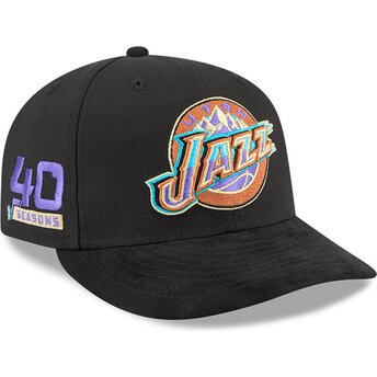 Gorra curva negra snapback 9FIFTY NA Lifestyle F1 de Utah Jazz NBA de New Era