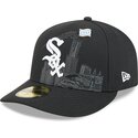 new-era-curved-brim-59fifty-pin-na-lifestyle-f1-chicago-white-sox-mlb-black-fitted-cap