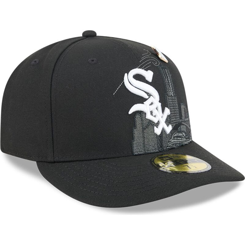 gorra-curva-negra-ajustada-59fifty-pin-na-lifestyle-f1-de-chicago-white-sox-mlb-de-new-era gorra-curva-negra-ajustada-59fifty-pin-na-lifestyle-f1-de-chicago-white-sox-mlb-de-new-era