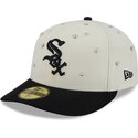 gorra-curva-beige-y-negra-ajustada-59fifty-beads-na-lifestyle-f1-de-chicago-white-sox-mlb-de-new-era