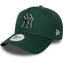 gorra-curva-verde-snapback-con-logo-verde-e-frame-team-outline-de-new-york-yankees-mlb-de-new-era