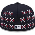 new-era-flat-brim-59fifty-spike-lee-crossed-bats-new-york-yankees-mlb-navy-blue-fitted-cap