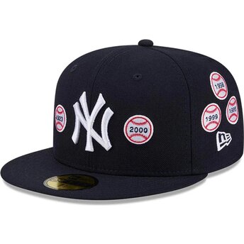 Gorra plana azul marino ajustada 59FIFTY Spike Lee Patches de New York Yankees MLB de New Era