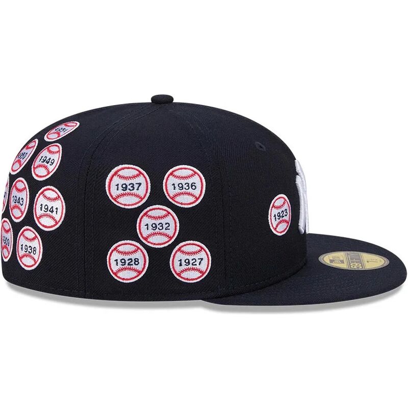 new-era-flat-brim-59fifty-spike-lee-patches-new-york-yankees-mlb-navy-blue-fitted-cap new-era-flat-brim-59fifty-spike-lee-patches-new-york-yankees-mlb-navy-blue-fitted-cap