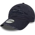 new-era-curved-brim-navy-blue-logo-9twenty-distress-wordmark-new-york-yankees-mlb-navy-blue-adjustable-cap