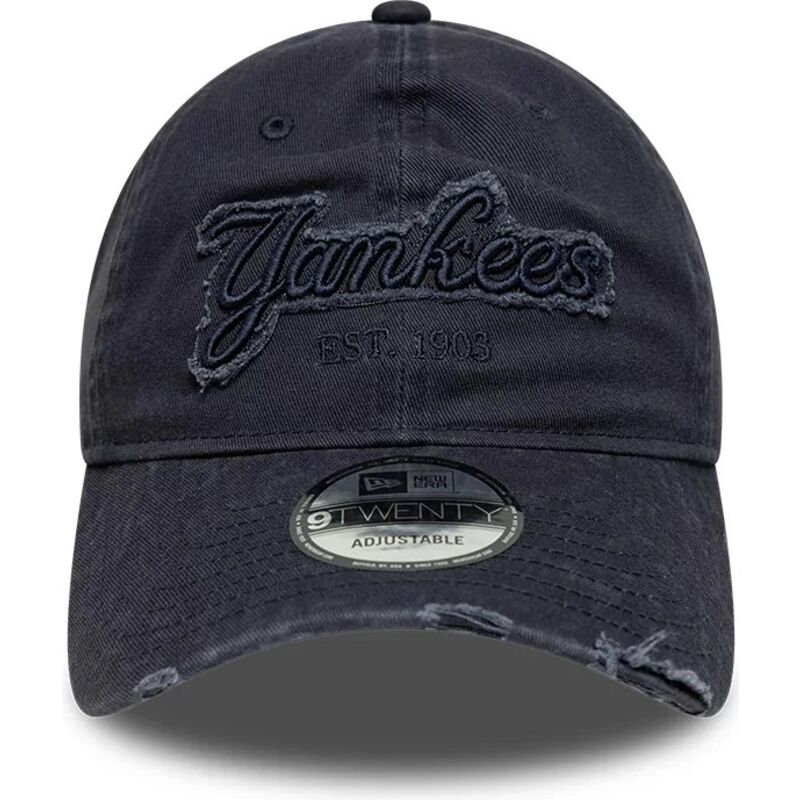 gorra-curva-azul-marino-ajustable-con-logo-azul-marino-9twenty-distress-wordmark-de-new-york-yankees-mlb-de-new-era
