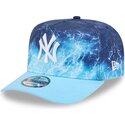 new-era-curved-brim-9fifty-a-frame-deep-water-new-york-yankees-mlb-blue-snapback-cap