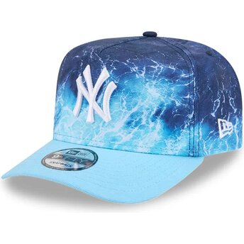 Gorra curva azul snapback 9FIFTY A Frame Deep Water de New York Yankees MLB de New Era
