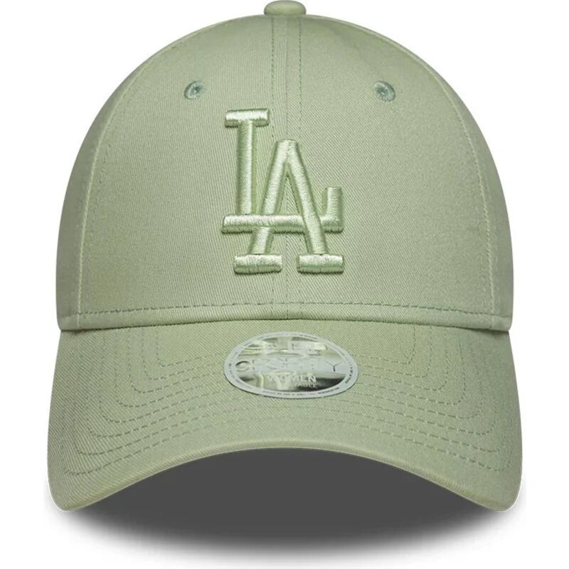 gorra-curva-verde-ajustable-para-mujer-con-logo-verde-9forty-league-essential-de-los-angeles-dodgers-mlb-de-new-era