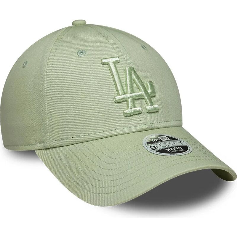 gorra-curva-verde-ajustable-para-mujer-con-logo-verde-9forty-league-essential-de-los-angeles-dodgers-mlb-de-new-era